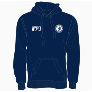 Chelsea CHAMPIONS OF THE WORLD เสื้อแจ็กเก็ต มีฮู้ด ดิสโตร สําหรับผู้ชาย ผู้หญิง