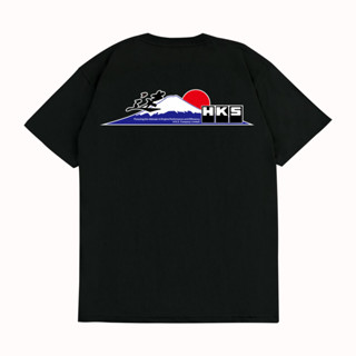 เสื้อยืด พิมพ์ลาย HKS FUJIYAMA MOUNTAIN JDM สําหรับยานยนต์