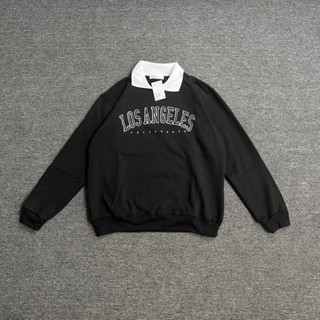 เสื้อยืดรักบี้ ลาย CREWNECK LOS ANGELES CALIFORNIA FULL TEG