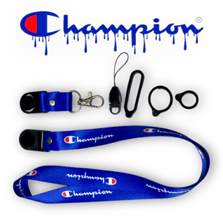 Champion BLUE ART LANYARD / ที่แขวนโทรศัพท์มือถือ