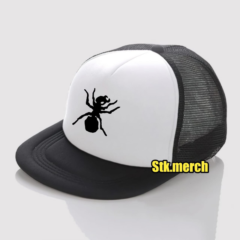 หมวก Trucker Snapback / หมวก Trucker Snapback / ตาข่าย Distro / หมวกดีไซน์โลโก้ - Ant