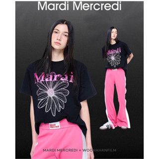 เสื้อยืด MARDI MERCREDI แบรนด์นําเข้า กระจก ของแท้ 1:1