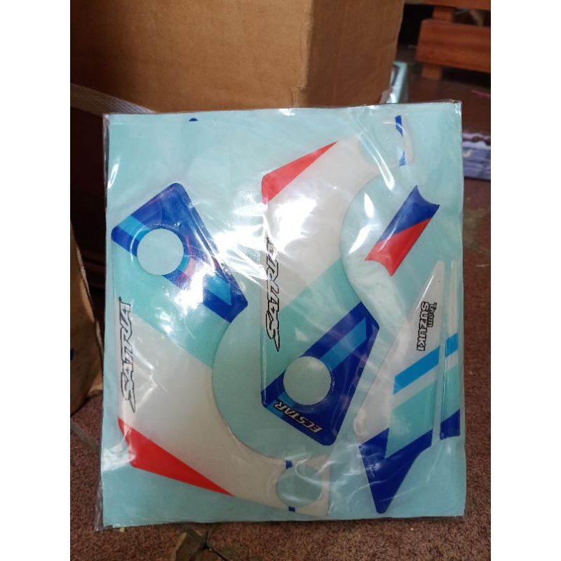 Satria fu team suzuki fosttep embossed Sticker