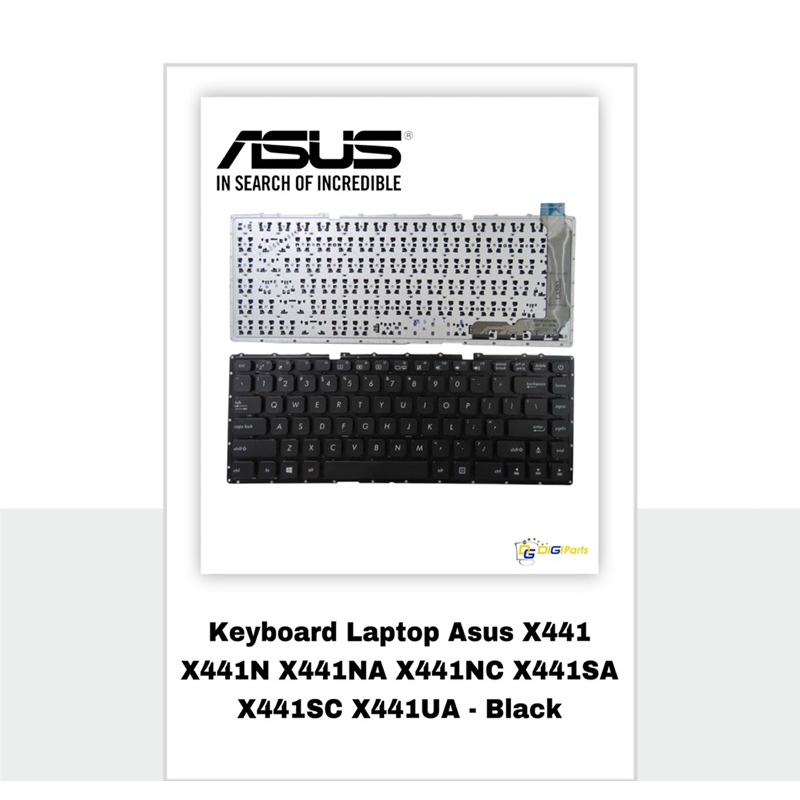 คีย์บอร์ด Asus X441N X441U X441S X441 X441Sa X441Sc X441Na X441Ua X441M