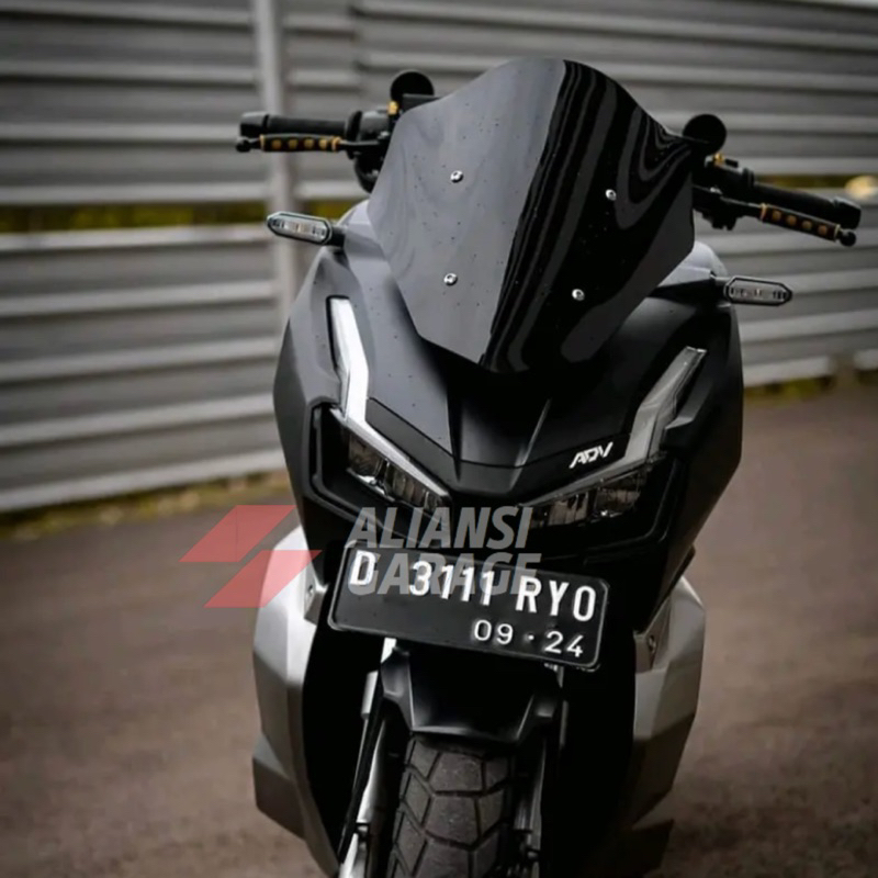 WINDSHIELD ADV 150 MODEL BUBBLE CARBON VISOR ADV 160 ADVENTURE CARBON BUBBLE THICK