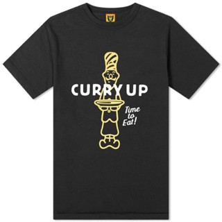 เสื้อยืด พิมพ์ลาย HUMAN MADE CURRY UP COMBED 30S DISTRO สําหรับผู้ชาย ผู้หญิง