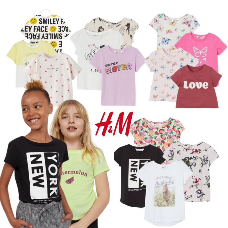 HM เสื้อยืดเด็กผู้หญิง