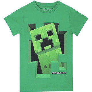 เสื้อยืด พิมพ์ลาย Minecraft FT ROBLOX GREEN GAME COMBED 30S DISTRO สําหรับผู้ชาย และผู้หญิง