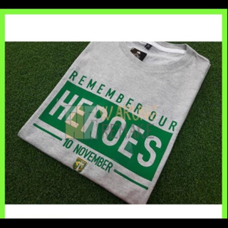 เสื้อยืด พิมพ์ลาย Remember OUR HEROES COMBED 30S DISTRO สําหรับผู้ชาย ผู้หญิง