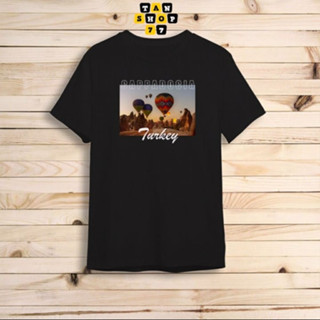 เสื้อยืด ลาย Turkish CAPPADOCIA COMBED 30S DISTRO สําหรับผู้ชาย ผู้หญิง