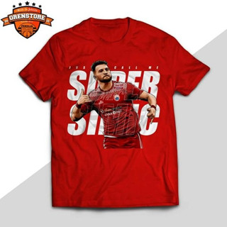 Persija SUPER SIMIC เสื้อยืดลําลอง สําหรับผู้ชาย ผู้หญิง แขนสั้น คอกลม พิมพ์ลาย COMBED 30S DISTRO