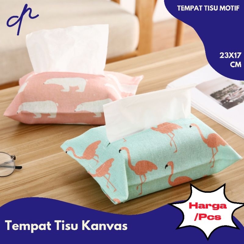 [DN] PATTERNED CLOTH TISSUE HOLDER / TISSUE HOLDER CONTAINER / TISSUE BOX