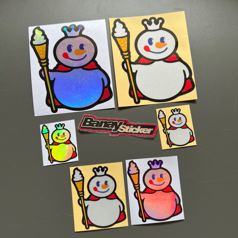 MIXUE Sticker สติ๊กเกอร์โลโก้ไอศกรีม MIXUE Princutt