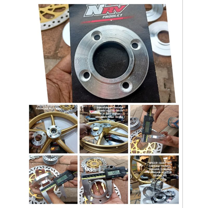 SPICER JUPITER DISC ADAPTER PNP HOLE DISCK PLOTING STRAIGHT MATERIAL