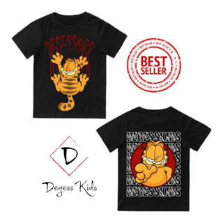 เสื้อยืด พิมพ์ลายแมว Degesskids พรีเมี่ยม สําหรับเด็กผู้ชาย และเด็กผู้หญิง อายุ 1-12 ปี