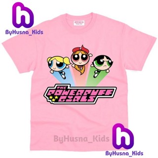 เสื้อยืด พิมพ์ลาย THE POWERPUFF GIRLS THE POWERPUFF GIRLS สําหรับเด็กวัยหัดเดิน