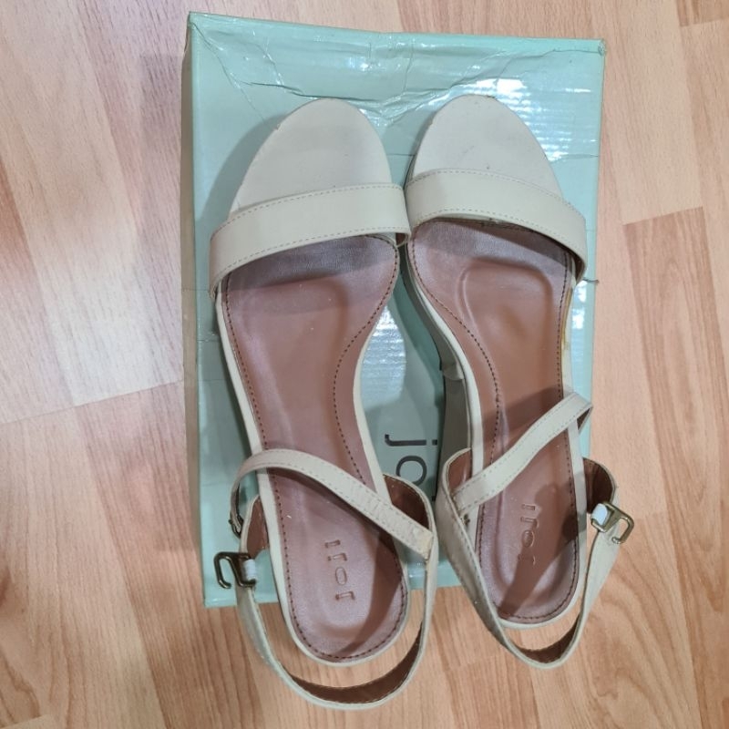 Wedges Joji heels รองเท้าปาร์ตี้ครีม 39 รองเท้าปาร์ตี้