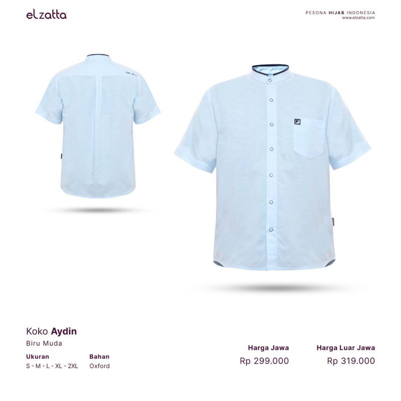 KEMEJA Koko Aydin Zatta Men Elztta Mens Koko Shirt