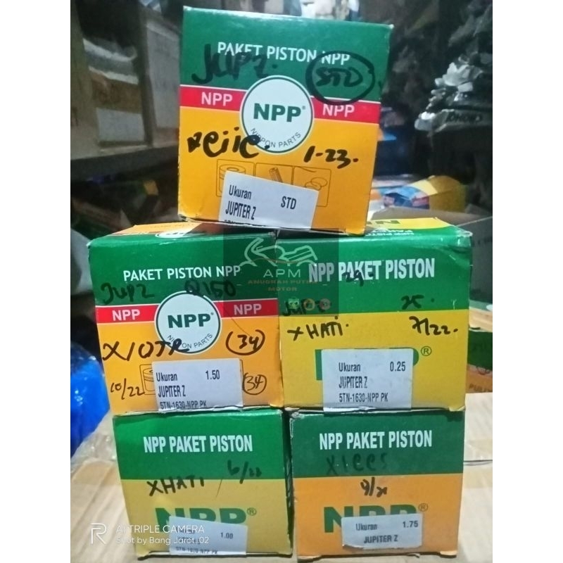 PISTON ชุด NPP JUPITER Z 5TN Os Std 025 050 075 100 125 150 175 200