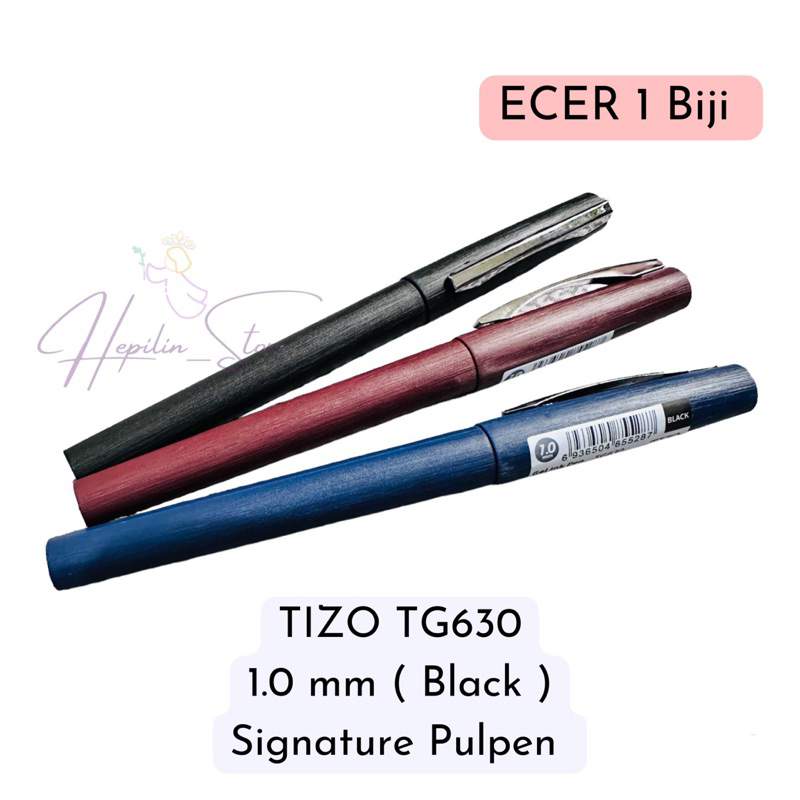 ปากกา TIZO TG630 ลายเซ็น ขายปลีก 1 ชิ้น / Tizo ปากกาหมึกเจลหนาพิเศษ / ปากกาลูกลื่นหรูหรา / ปากกาลูกล