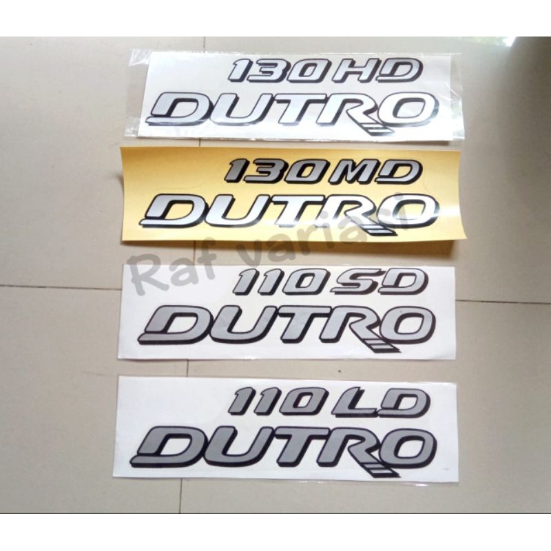 Dutro 130 Hd dutro 130 md dutro 110sd dutro 110 Ld สติ๊กเกอร์ / สติ๊กเกอร์ dutro hino