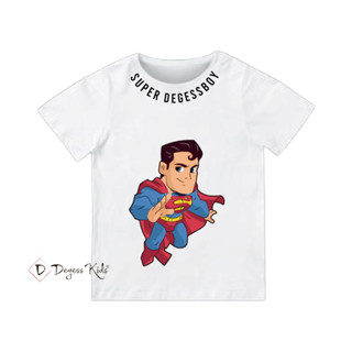 Degesskids เสื้อยืด ลาย Superman พรีเมี่ยม สําหรับเด็กผู้ชาย และเด็กผู้หญิง อายุ 1-12 ปี