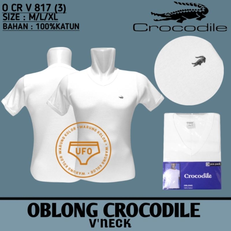 เสื้อยืดผู้ชาย Crocodile V NECK 817 เนื้อหา 3