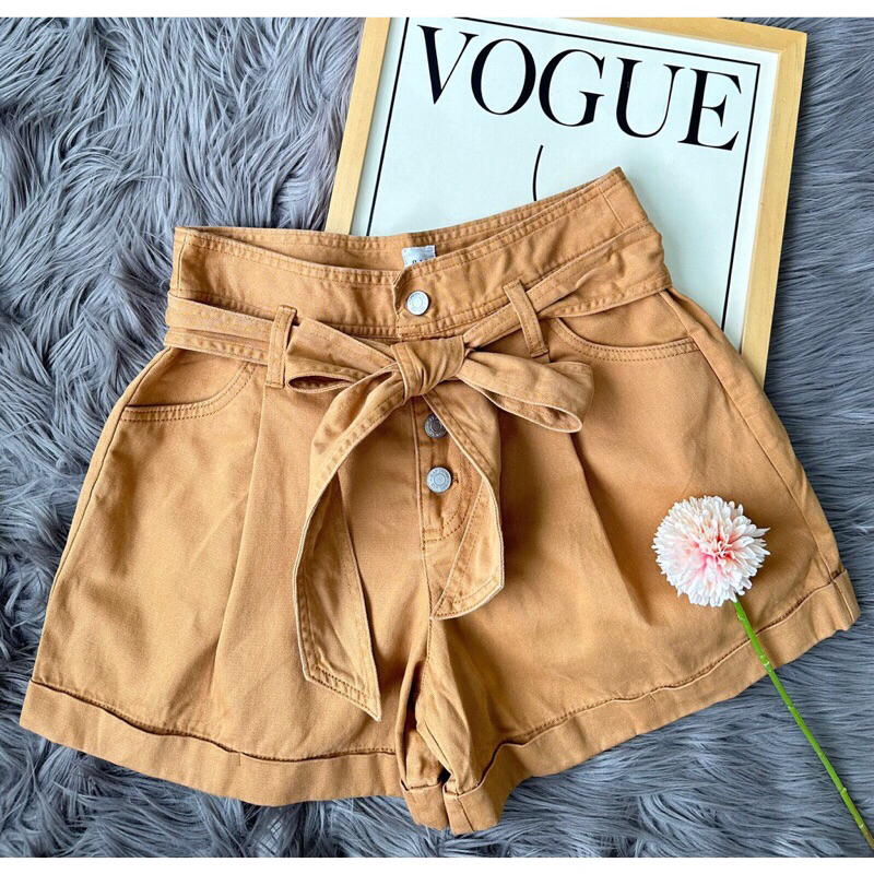 L42 - G4P Belted Denim Short