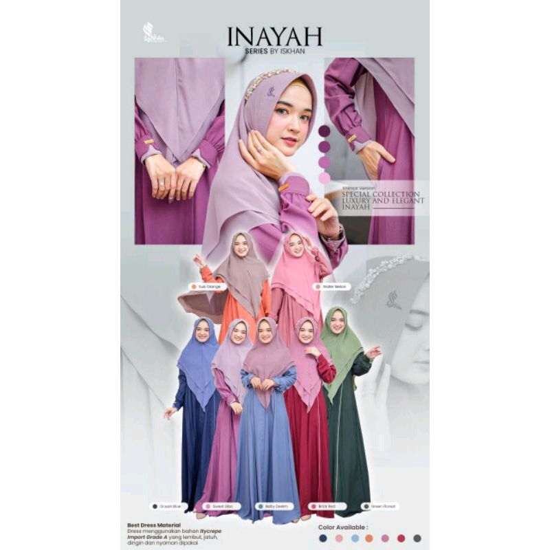 Dannis SERIES โดย ISKHAN ❣️ Khimar ชุดเซต ❣️ Gamis Center