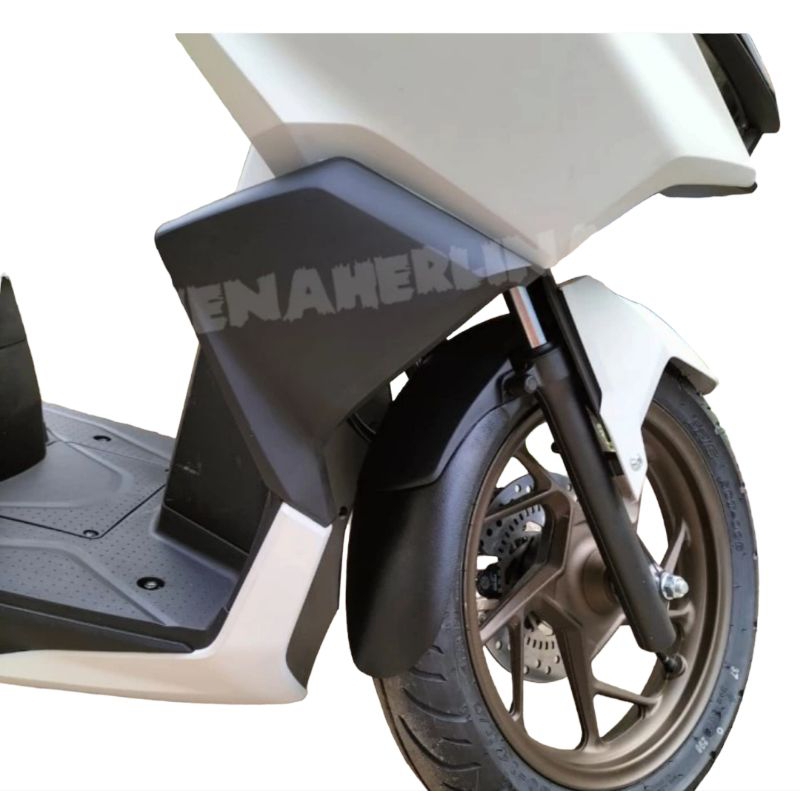 Vario 160 CBS ABS แบบมีลายและข้อต่อบังโคลนธรรมดา ท่อไอเสียด้านหน้า