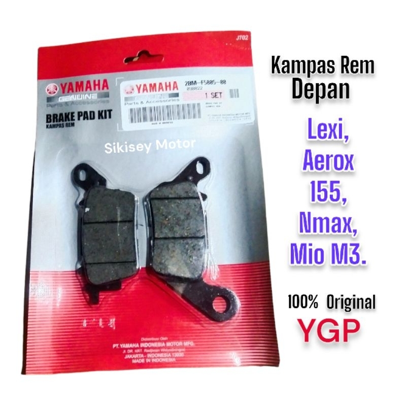 ผ้าเบรค Yamaha LEXI, AEROX, NMAX, MIO M3 ดั้งเดิม 2BM-F5805-00