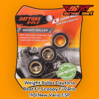 ลูกกลิ้ง DAYTONA RACING Beat Fi, Mirrorless Fi Vario 110 / New Vario ESP