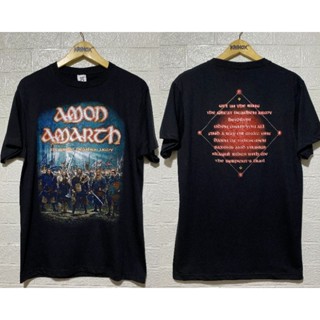 เสื้อยืด พิมพ์ลาย Amon AMARTH Builtup Premium Band สําหรับผู้ชาย