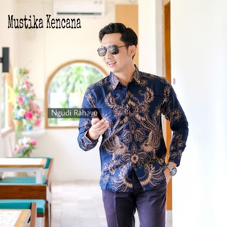 Mustika KENCANA LAPIS เสื้อเชิ้ตบาติก พรีเมี่ยม สําหรับผู้ชาย