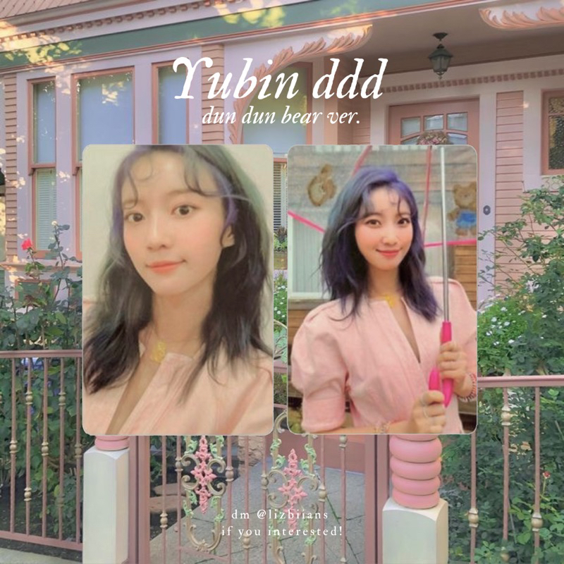 Yubin bnnie oh my girl photocard pc อัลบั้ม dun dance ddd jiho yooa yubin mimi seunghee hyojung