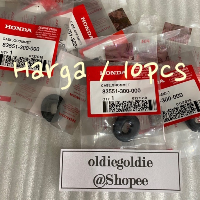 83551-300-000 เคสยาง Grommet Honda Tiger Win Grand Supra X Mega Pro All Honda Ori 8551-300-000