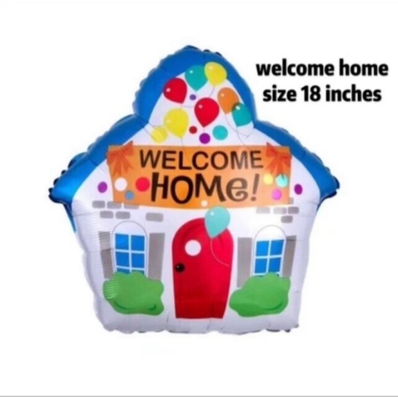 Welcome Home ลูกโป่งฟอยล์ 18in