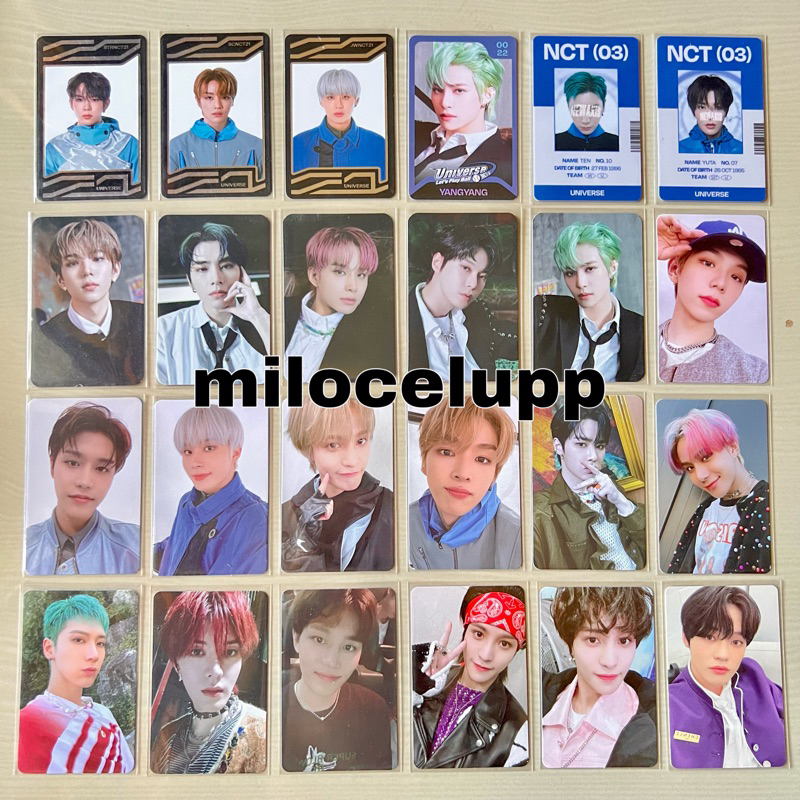 PC Shotaro Sungchan Jungwoo Yangyang Ten Yuta Xiaojun Doyoung Taeil Chenle Universe Jewel PB Photobo