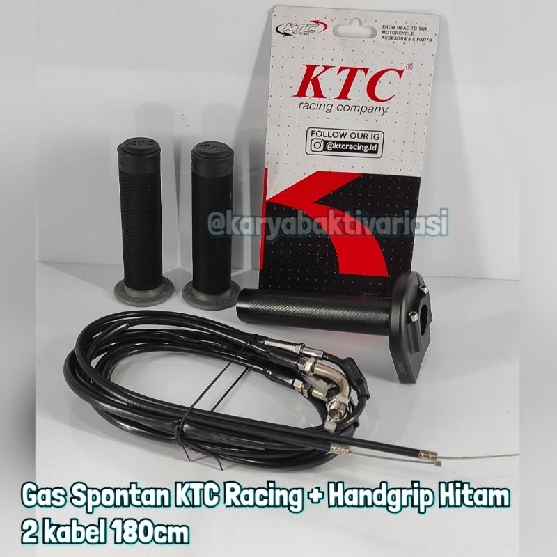 Ktc RACING BONUS HANDGRIP แก๊สพร้อมกัน