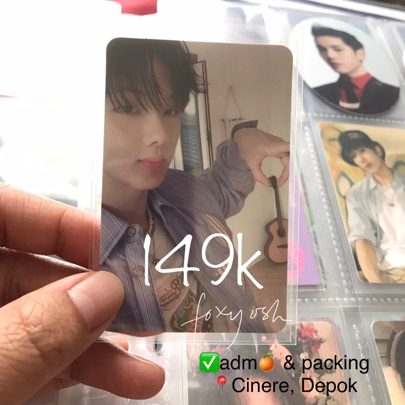 NCT Dream Jisung Candy อัลบั้มพิเศษ Photocard PC (กีต้าร์Jisung)