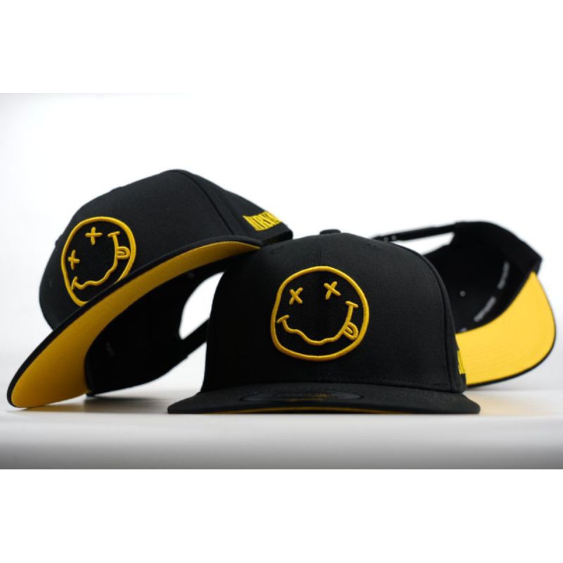 หมวก Snapback ต้นฉบับนําเข้า Nirvana เบสบอลหมวก Distro แฟชั่นผู้ชายผู้หญิง Hip Hop หมวกผู้ใหญ่