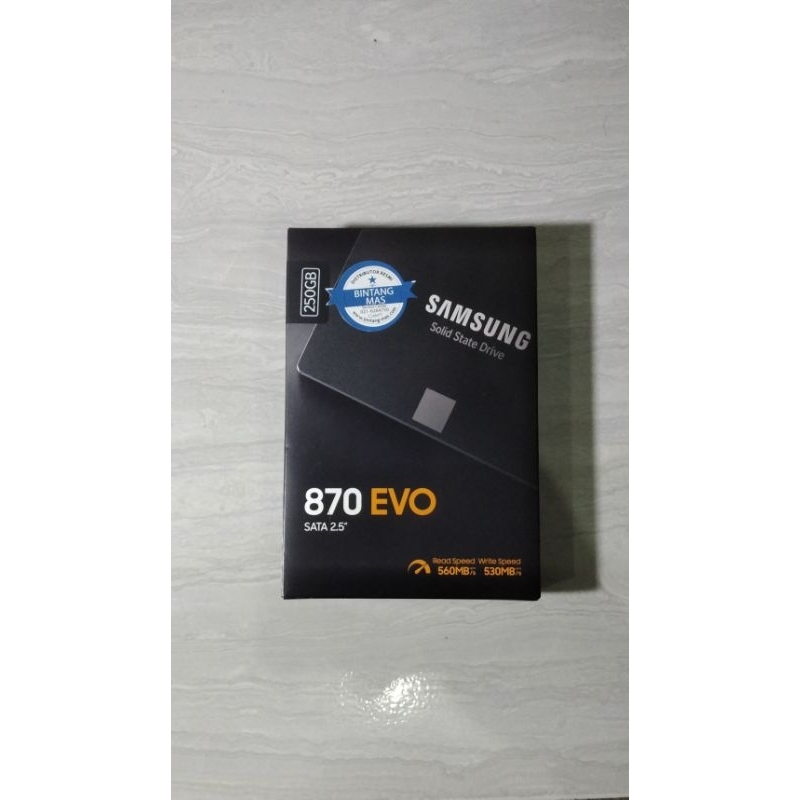 Samsung 870 Evo 250GB SATA SSD วินาทีเหมือนใหม่
