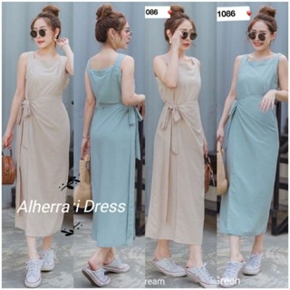 Basic DRESS ชุดเดรสลําลอง แขนยาว สไตล์เกาหลี แฟชั่นใหม่ล่าสุด สําหรับผู้หญิง 16-1086