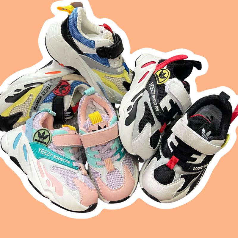 AD YEZZY BOOST 700 VELCRO SIZE 26-35 | รองเท้าเด็ก | รองเท้าผ้าใบเด็ก
