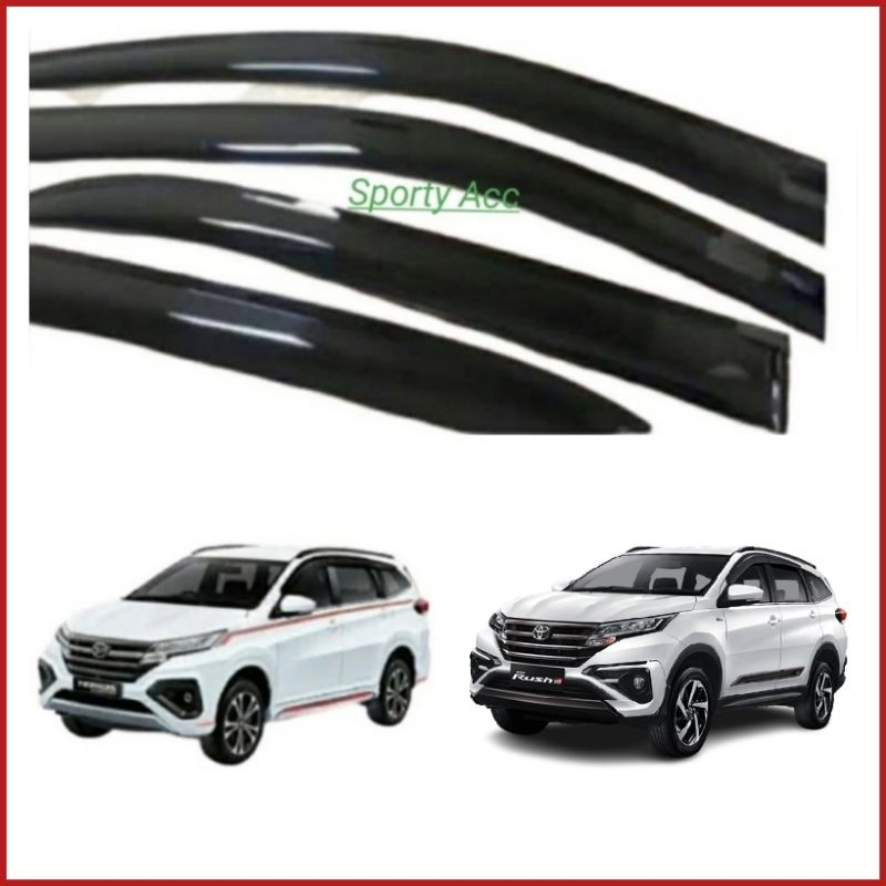 Rush Terios 2018up Slim Model Car Gutter