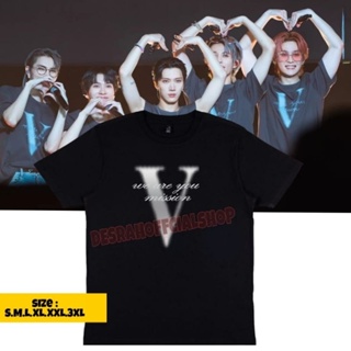 เสื้อยืด ลาย V we are you mission สไตล์เกาหลี