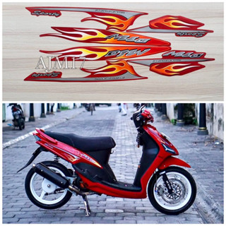 สติกเกอร์ Mio SPORTY 2006red สําหรับติดตกแต่ง