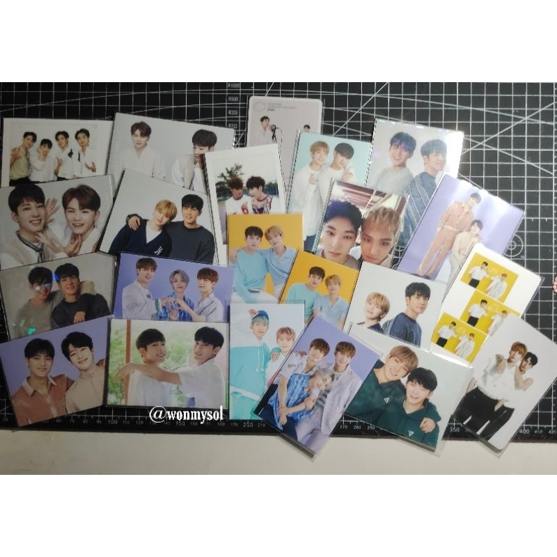 จอง TC Photocard Seventeen Minwon Wonuzi Wonwoo Mingyu & Woozi Pattern 96L