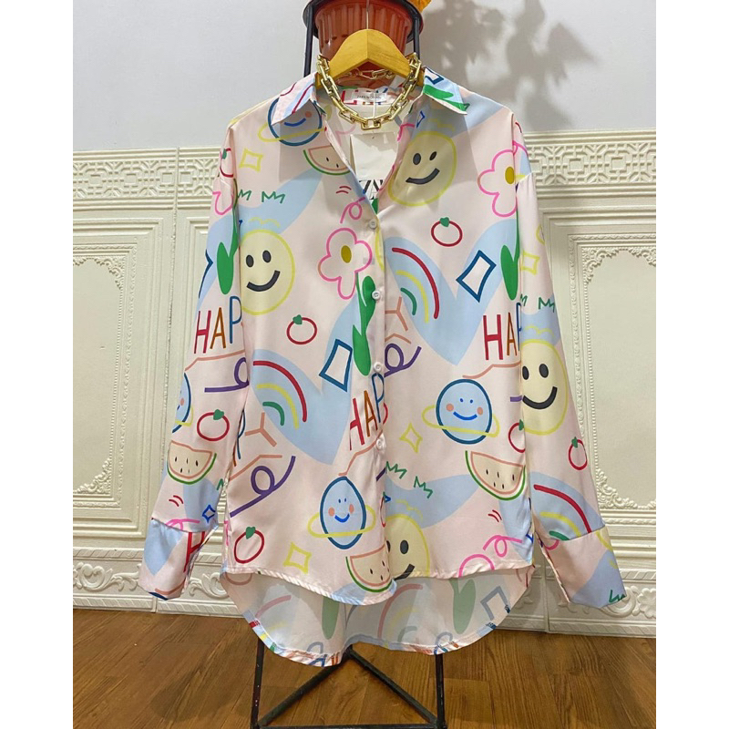 KEMEJA CS_KEMEJA HAPPY SMILE / เสื้อ BKK