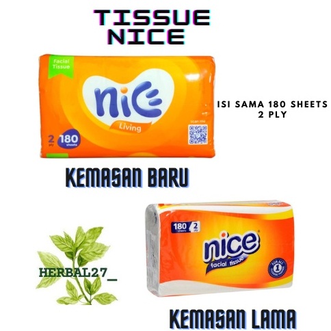 NICE กระดาษเช็ดหน้า 360 แผ่น 2 ชั้น // ทิชชู่ Nice 360 แผ่น 2ply // ทิชชู่ Montiss 250 แผ่น